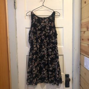 Black and Floral Sundress